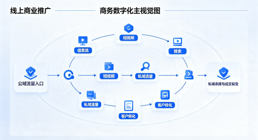 路南区线上商业推广怎么做？全域流量闭环搭建与低成本转化实战指南